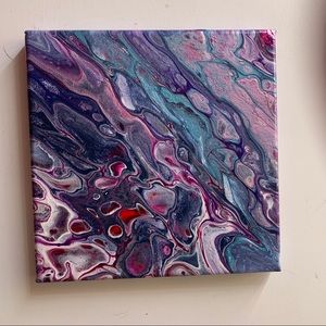 “Behind the Scene” Original Pour Painting